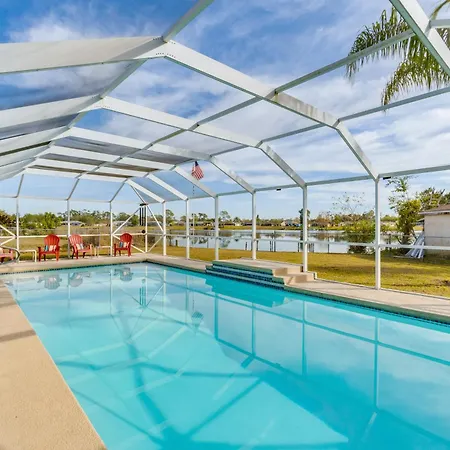4 Mi To Warm Mineral Springs Canal-Front Getaway